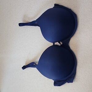 VS Tshirt Pushup Bra Navy 36D
